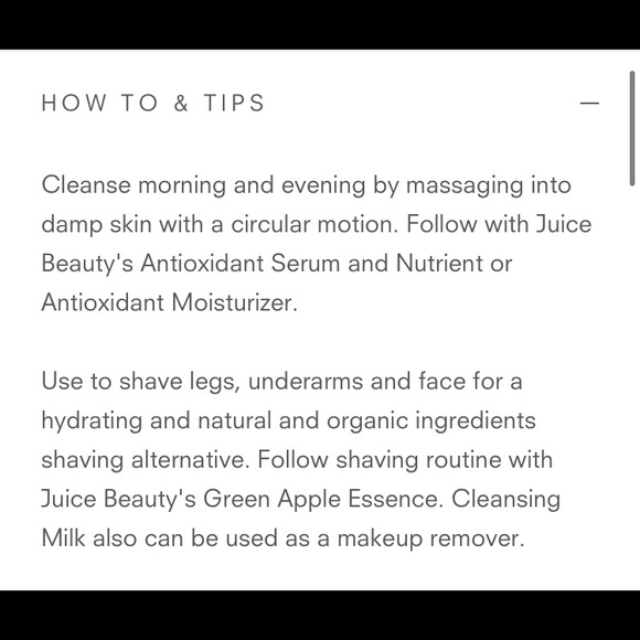 ⭐️⭐️ 5/ $25 ⭐️⭐️ Juice Beauty Cleansing Milk - 2 fl oz- sealed - Picture 4 of 5